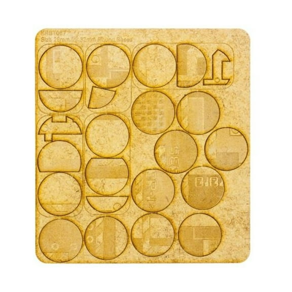 Kromlech Hi-Tech - 32mm Round Base Toppers New