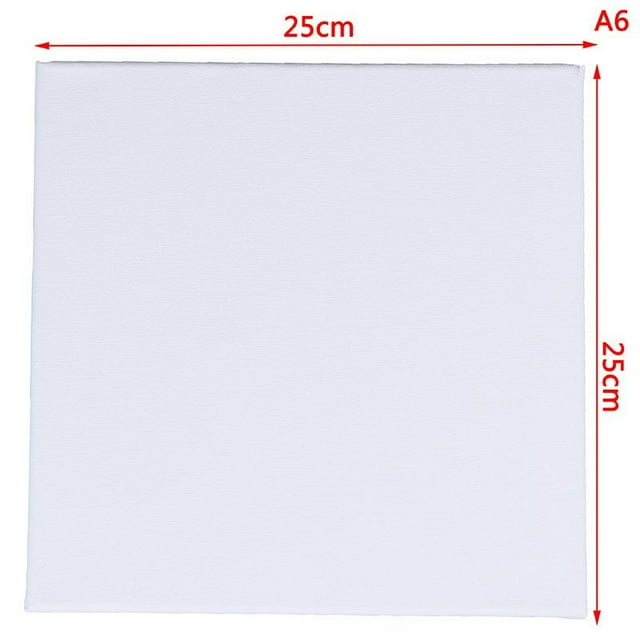MesaSe Blank White Mini Small Stretched Artist Canvas Art Board Oil Paint Board