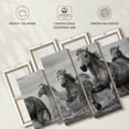 thumbnail image 6 of Elephant Stock Sprinting Camargue Horses Wall Art - Horizontal Multi Panel Canvas - Living Room Wall Decor - Animal Multi Panel - Gray And Black Decor - 68" x 42", 6 of 8