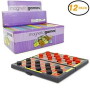 Srenta 5? Mini Magnetic Board Games, Compact Travel Design Set, Includes 12 Different Retro Board Games, Best Gift Idea for Kids,