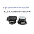 thumbnail image 4 of 78MM 4 Ohm 15W Subwoofer Speaker 3 Inch Convex Cap Bass Square Woofer Speakers Hifi Home Sound Thea Edition 0903, 4 of 5
