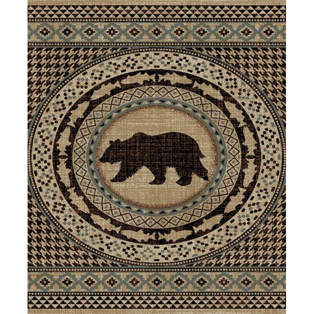 Mayberry Rug AD8071 5X8 5 ft. 3 in. x 7 ft. 3 in. American Destination Asheville Area Rug, Beige