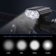 thumbnail image 3 of Head Light, Easy To Install Black Cycling LED Lamp, Convenient To Use For Outdoor Riding Cycling Light, 3 of 8
