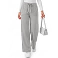 thumbnail image 3 of MOSHU Wide Leg Sweatpants for Women High Waisted Baggy Fleece Cotton Pants Fall Casual Sweatpants with Pockets, 3 of 11