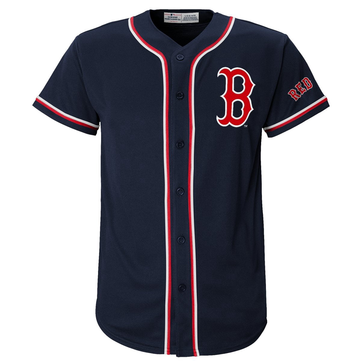 MLB Boston Red Sox Youth Primary Color Synthetic Jersey