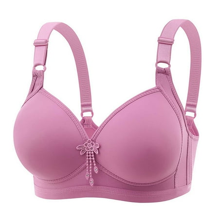 Amzcrzy Lace Wireless Bra Ultra Soft Oversized Lace Bras for Women  Full Coverage Underwire Minimizer Bras  Lifting Comfort Bra for Everyday Wear