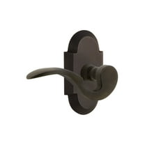 Nostalgic Warehouse Cotman_Prv_238_Nk_Lh Manor Left Handed Privacy Door Lever Set - Bronze