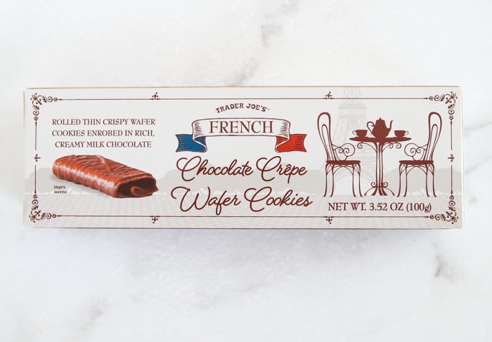 3 Packs Trader Joe's French Chocolate Crepe Wafer Cookies 3.52 oz Each Pack