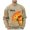 Khaki, variant on Mens Thanksgiving Turkey Fall Plus Size Hoodless Pullovers Fashion Sweatshirts Holiday Logo Print Clothing Tops Hop Oversized Sweatshirts Sweatshirt Shirt L