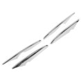 thumbnail image 1 of Front Bumper Fins Trim, Durable ABS Fog Lamp Grille  Trim  For Car Replacement For  GLC-Class X253  Line 2016-2019, 1 of 8