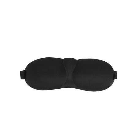 3D Adjustable Shade Cover Rest Travel Relax Sleeping Eye Mask Blindfold Black