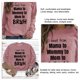 thumbnail image 3 of Sudadera de manga larga para mujer con detalles en oro rosa y palabra negra, corte holgado para el hogar, viajes y oficina, talla M, 3 of 4