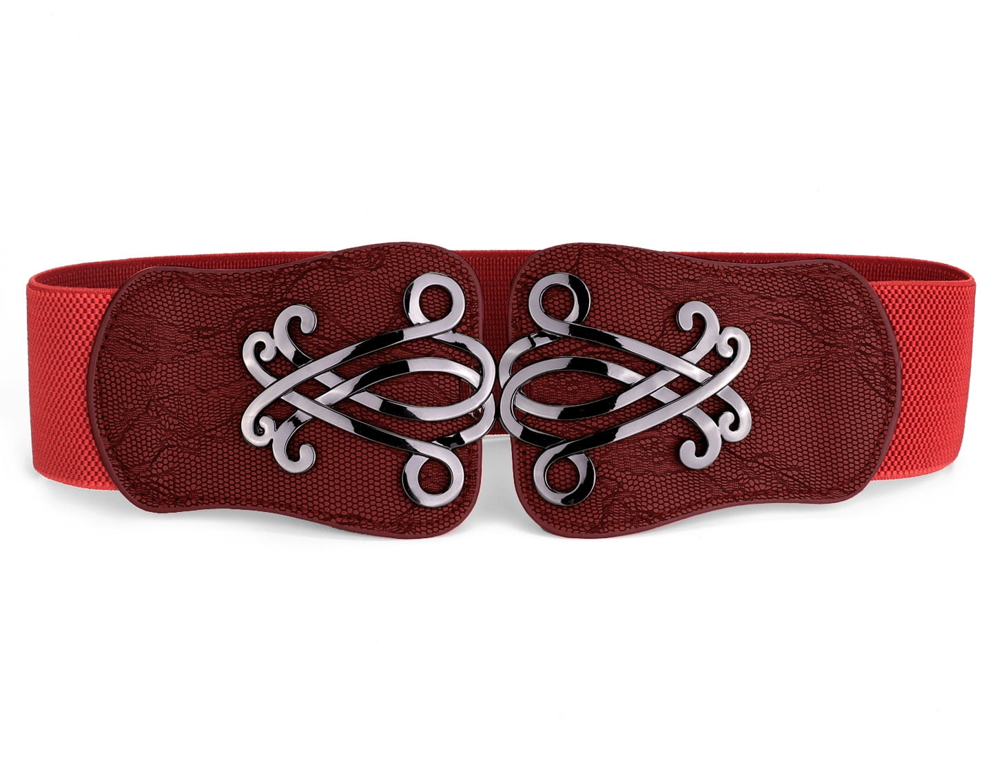 red cinch belt