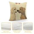 thumbnail image 4 of GOSMITH  Valentine's Day Gifts Pillow Covers Love Boop Kiss Decorative Throw Pillow Case, Wedding Gifts, Dog Lover Gifts, Golden Retriever Decor for Home Bedroom Living Room, 4 of 5