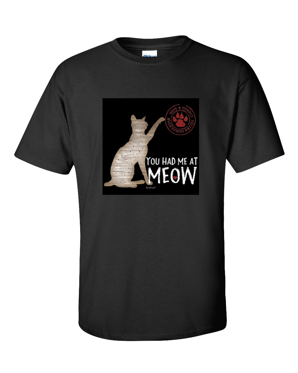 Trenz Shirt Company You Had Me At Meow Unisex Short Sleeve T-shirt - Bild 1 von 22