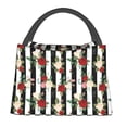 thumbnail image 1 of Fotbe Rose Flowers Bolsa Térmica Portátil con Estampado, Bolsa de Entrega de Alimentos Aislada, Bolsa Reutilizable de Gran Capacidad para Comidas y Supermercado, 1 of 6