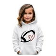 thumbnail image 2 of LUOGENLI Girls Hoodies Size 10-12 Zip up Black Boy Girl Hoodie Long Sleeve Soft Sweatshirt Graphic Hoody Kids Cute Pullovers Top Clothes Girls Hoodies 10-12 Years Old White 3-4 Years, 2 of 4