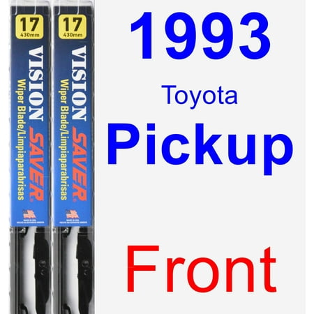 1993 Toyota Pickup Wiper Blade Set/Kit (Front) (2 Blades) - Vision