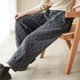 thumbnail image 3 of Pantalones mezclilla mujer Gibobby Pantalones Haren de talle de otoño e invierno Gris M, 3 of 5