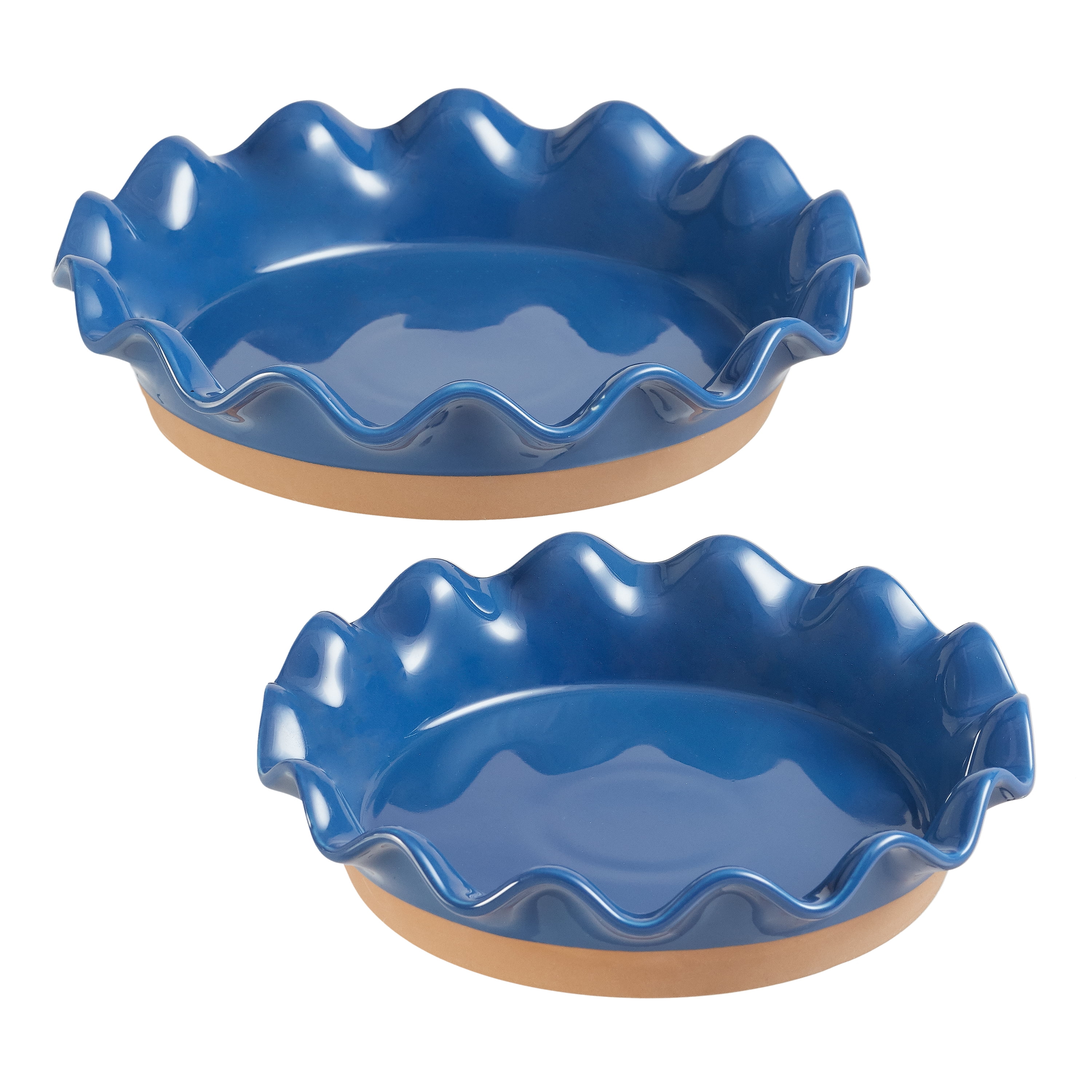 Better Homes & Gardens Ellie Pie Plate, Set of 2, Multiple Colors