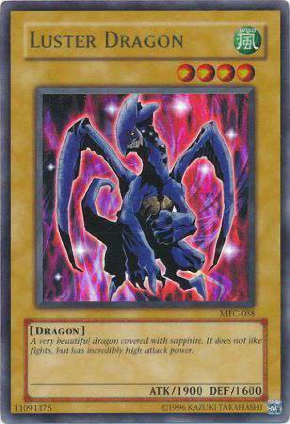 YuGiOh Magician's Force Ultra Rare Luster Dragon MFC-058