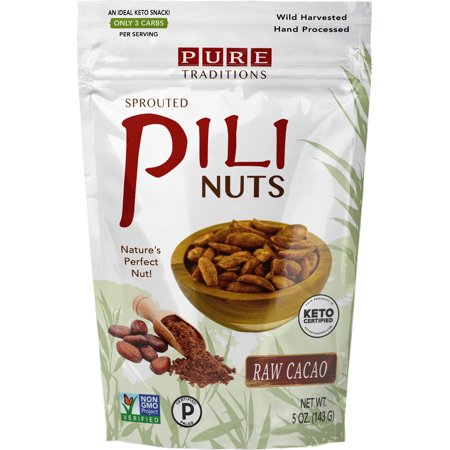 Sprouted Pili Nuts Raw Cacao 5 oz