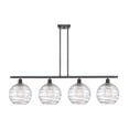 thumbnail image 2 of Innovations Lighting 516-4I-BK-G1213-10 Athens 4 Light 48" Wide Linear Pendant - Matte, 2 of 5