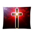 thumbnail image 1 of BSDHOME Glowing Cross Picture Pillow Cases 20x30 inches Two Sides Print, 1 of 1