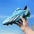 thumbnail image 4 of Botas de fútbol FG transpirables para hombre, zapatos de entrenamiento de fútbol para adultos, ultraligeros y antideslizantes, novedad, venta al por mayor, 4 of 5