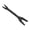 Black, variant on Universal Self Adjusting Wrench,Thin Wrench for Tight Spaces,Dual-Ended Multifunctional Sink Tool Set,Heavy Duty Adjustable Spanner for Plumbing Repair Car Torque Wrenches for Tight Spaces