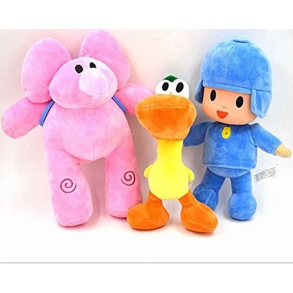 Cute plush toy small P Youyou Pocoyo plush barto duck puppy Lula Aili elephant doll birthday gift holiday gift