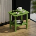 thumbnail image 3 of Wildridge Classic Side Table, Lime Green - Outdoor Weather Resistant Recycled Plastic Furniture for Patio, 3 of 4