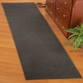 thumbnail image 2 of Collections Etc Extra-Wide and Extra-Long Skid-Resistant Floor Runner Rug for High-Traffic Flooring Areas, Including Entryways, Hallways, Foyers and Kitchens, Charcoal, 28"X90", 2 of 8