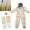 A, variant on Professional Bee Suit for Men Women, Beekeeping Suit Beekeeper Suit with Glove &Ventilated Hood, Bee Outfit for Backyard and Bee Keeper for Bee Keeper Catcher Christmas Costume,72.83 IN
