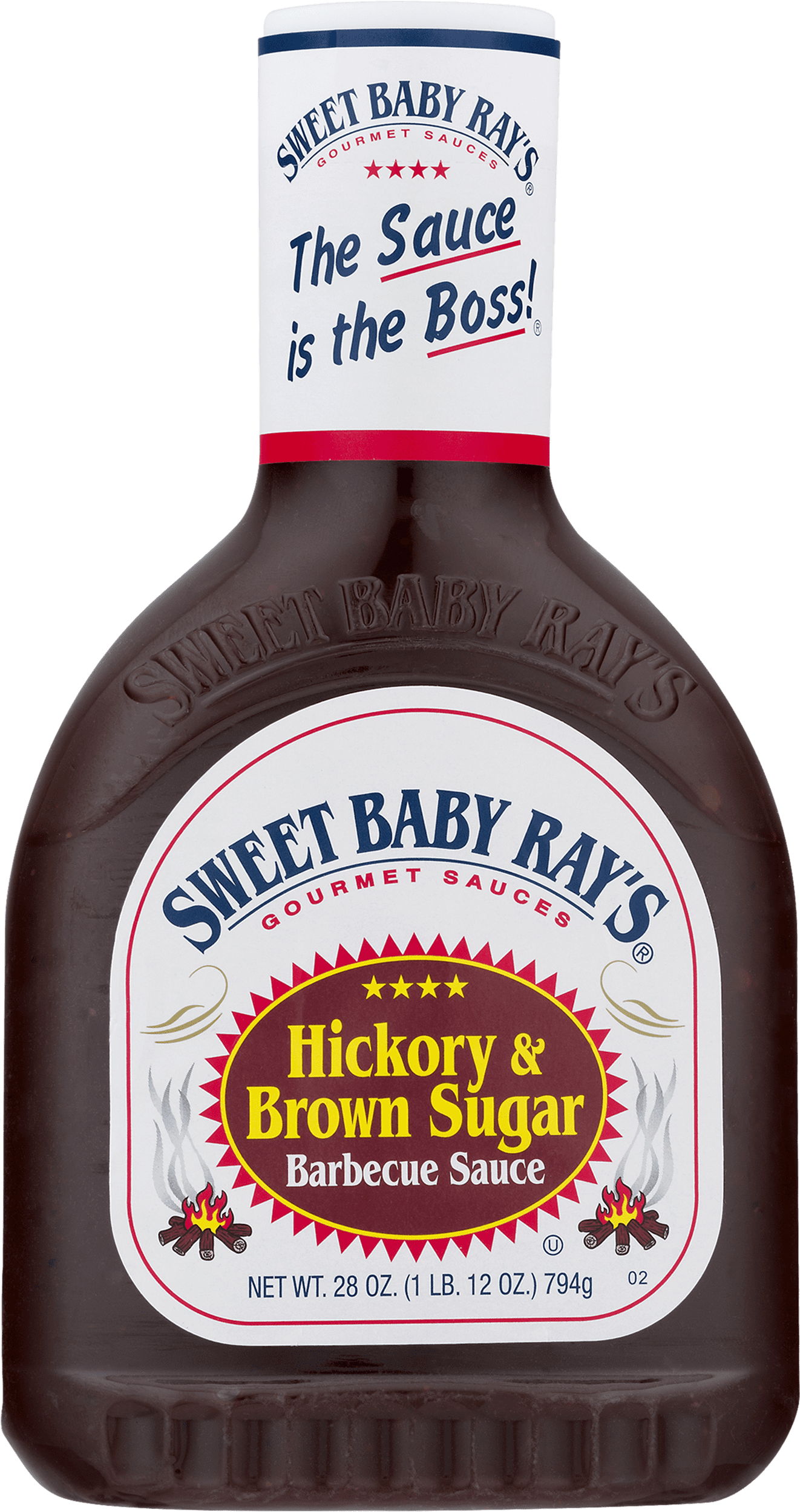 Sweet Baby Ray's Hickory & Brown Sugar Barbecue Sauce, 28 oz - Walmart ...