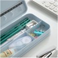 thumbnail image 5 of Dopebox Aesthetic Pen Case Box Pencil Pen Case Aesthetic Pencil Case Stationery Organizer Large Zippered Pencil Pouch, College Supplies For Students (Gray), 5 of 9