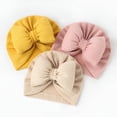 thumbnail image 2 of TELOLY 5Pcs Baby Hats,Playful Bow Design Baby Beanies 6-12 Months,Adds Fun and Charm Kids Beanie,Multicolor1, 2 of 8
