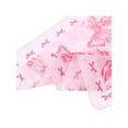 thumbnail image 5 of INSPIRE CHIC Women's Bowknot Printed Blended Cotton Scarves, 21.7" Small Square Gauze Headscarf Neckerchief 21.7x21.7" Pink Red, 5 of 6