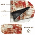 thumbnail image 6 of Red Ombre Round Area Rug 8Ft Washable Large Circle Rugs for Living Room Dorm, Gradient Abstract Art Vintage Non-Slip Carpet Floor Mats Indoor Outdoor Carpet Runner Aesthetic Home Decor, 6 of 8