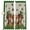 Light Beige Grass Green, variant on St. Patrick's Day Blackout Curtains for Bedroom/Living Room, Pinch Pleated Black Out Curtains, Green Shamrock Highland Cow Glod Coin Beige Room Darkening Window Drapes with Hooks 2 Panels, 39"x70"
