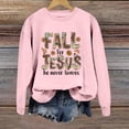 thumbnail image 2 of Huaizzzy T-Shirt à Manches Longues pour Femmes, Col Rond, Imprimé, Fermeture Éclair devant, Chandails en Molleton de Noël Décontractés, 2 of 4