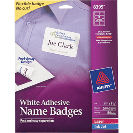 printable name badge quantity of 5 pt 8395 walmart com