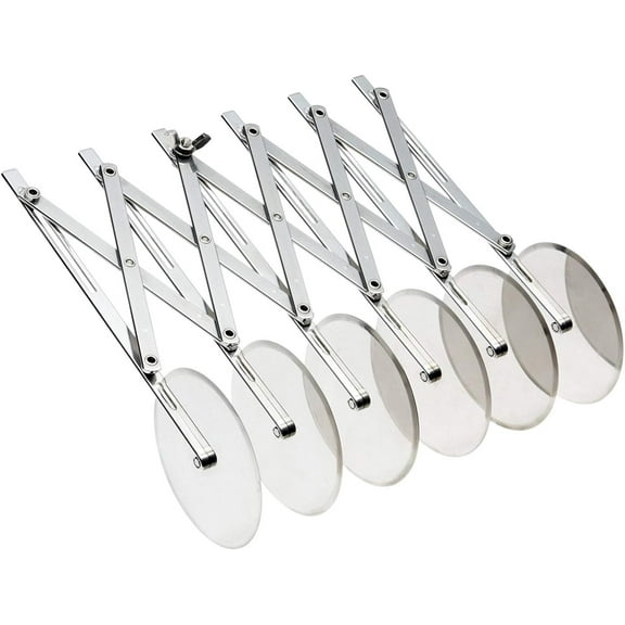 Ateco 6 Wheel Stainless Steel Cutter, 4 Inch Wheels