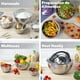 thumbnail image 3 of Bowls de Cocina, Juego de Bowl Acero Inoxidable con Tapa Hermética, 7pcs Tazones para Mezclar, Boles Mezcladores para Ensalada, Cuencos de Mezcla Apilables Ideal para Cocinar, Hornear y Preparar, 3 of 9