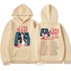 thumbnail image 2 of Sudadera con capucha para hombre y mujer, ropa de calle Unisex con estampado de póster de la cantante Lana Del Rey Lust for Life Tour, Álbum de Música xuanjing unisex, 2 of 2