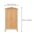 thumbnail image 2 of SHISUYAN 1 Pce Mini Décoration de Maison Meuble Garde-Robe Jouet Mini Décoration de Maison, 2 of 8