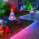 thumbnail image 5 of Fiudx Lámpara Solar de Esqueleto de Yoga para Halloween, Decoración de Resina Que Cambia de Color, Luz de Suelo Impermeable, Camino para Patio, Jardín, Césped, Ambiente Festivo de Halloween, Fácil In, 5 of 6