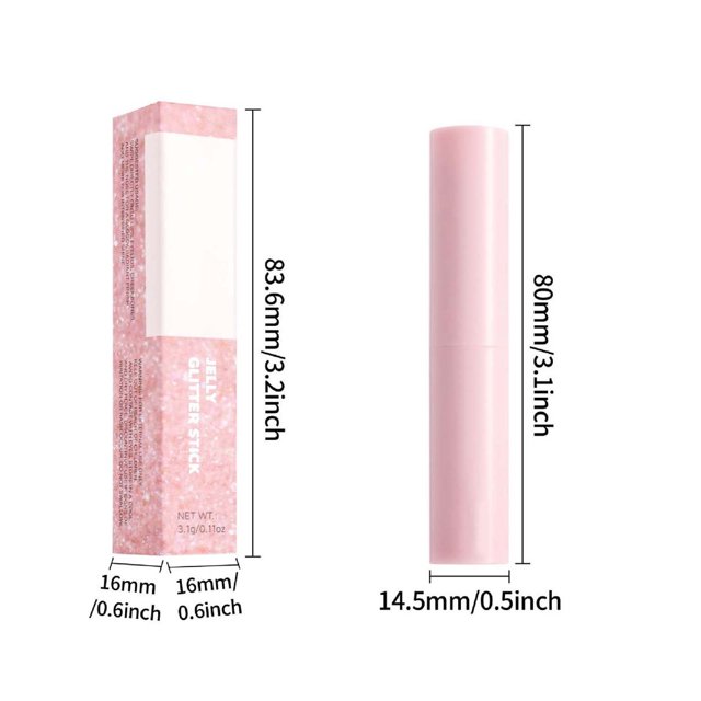 Lápiz de sombra de ojos en barra Jelly Stick, iluminador, crayón con pincel, sombra de ojos fácil de usar y de larga duración.