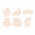 thumbnail image 2 of SLYNSHome Wooden Halloween Hanging Ornaments, Blank Wood Cutout DIY Craft Kit, Paintable Wooden Slices For Tree Decor, Holiday Indoor Party Decorations, 2 of 8