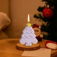 thumbnail image 4 of Mecorevxz Cute Christmas Tree Shaped Aromatherapy Candles, Home Decor Candle, Scented Candle Party Christmas Home Decoration Gifts Room Decor(Purple), 4 of 7
